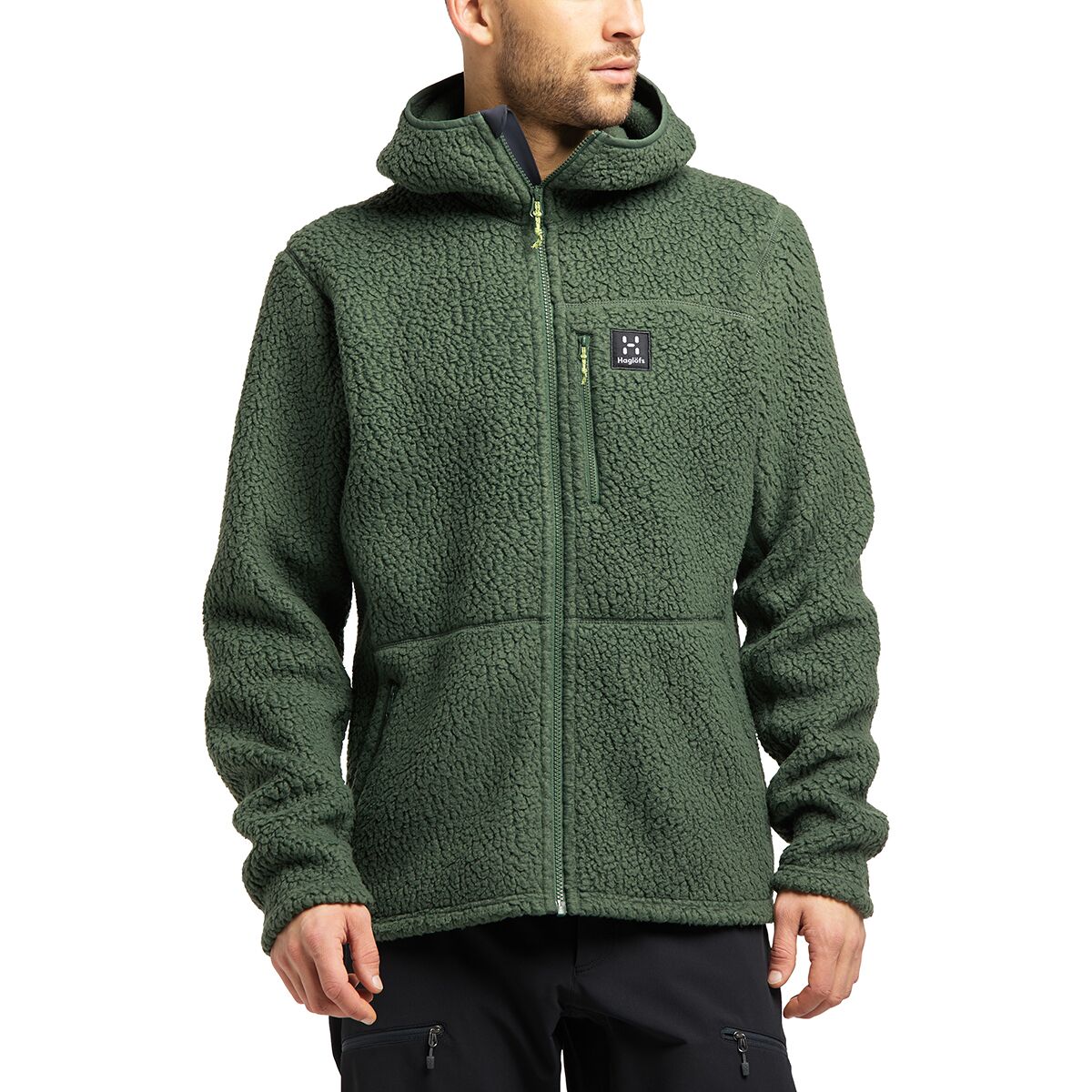 Natur samtale nylon Haglofs Pile Hooded Fleece Jacket - Men's - Clothing