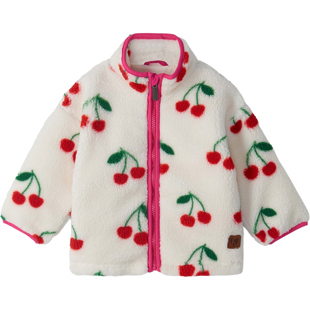 Hatley Hatley Mockneck Faux Sherpa Jacket - Toddler Girls' Cherries/Gardenia, 2T - $68.95 at Backcountry.com