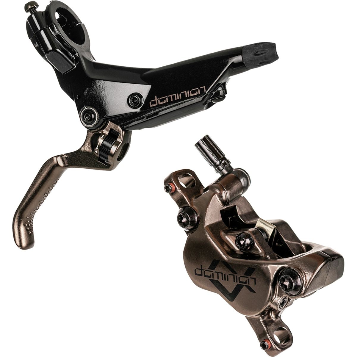 Image of Hayes Dominion A4 Disc Brake Black/Bronze, Rear/Right