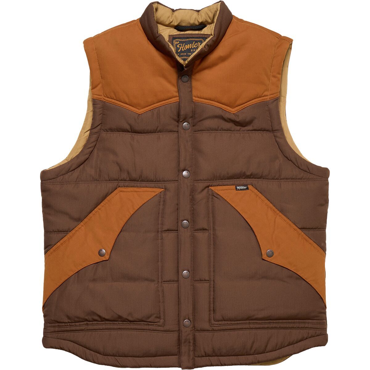 Image of Howler Brothers Rounder Vest - Men's Mahogany/Rust, XL