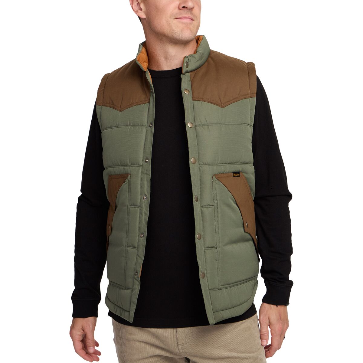 Image of Howler Brothers Rounder Vest - Men's Oregano/Cocoa, M