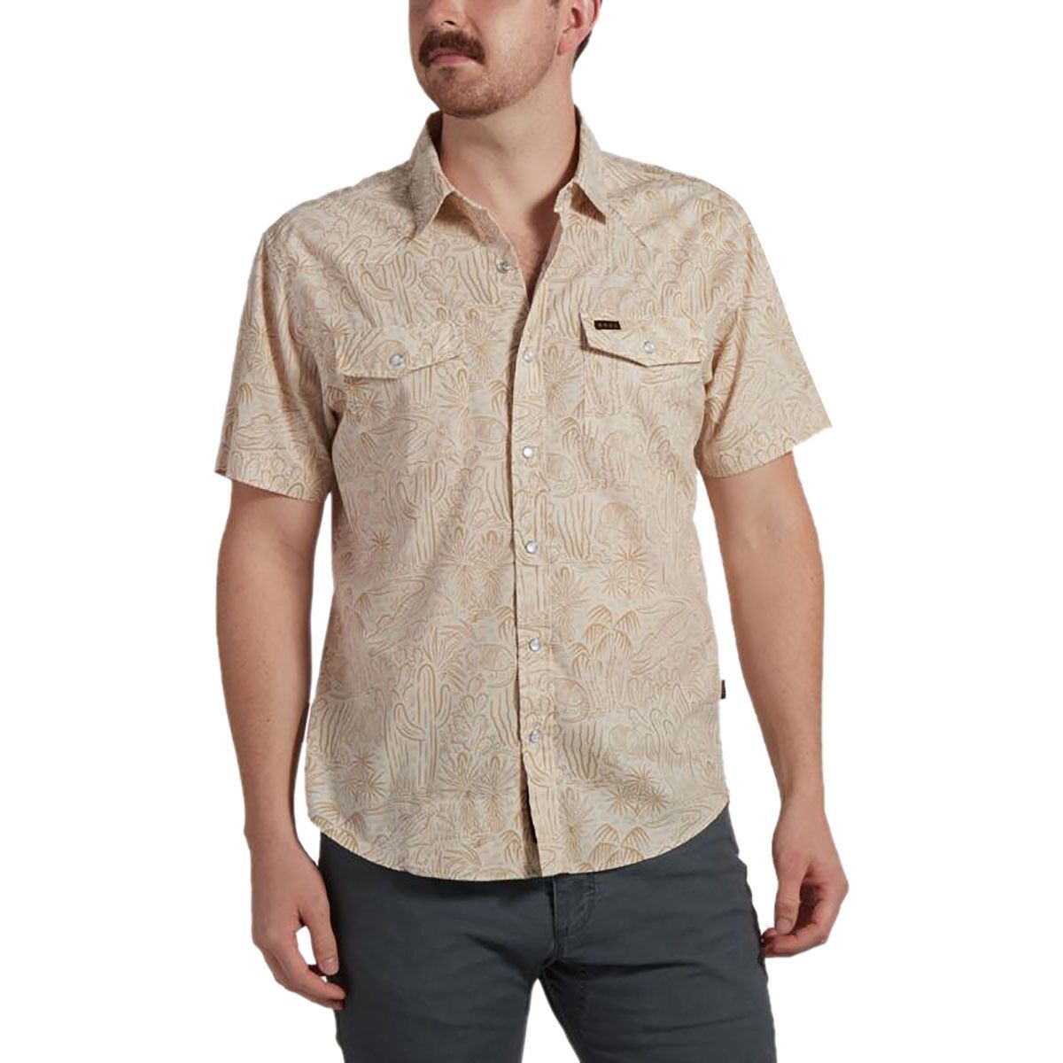 Howler Brothers H Bar B Snap Shirt - Men's Panhandle Handshake Riverbed, L