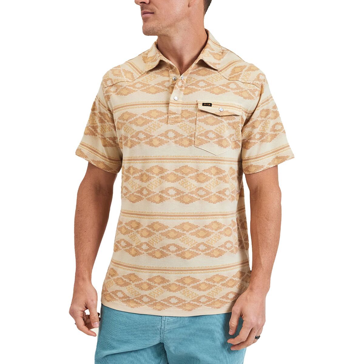 Howler Brothers Ranchero Jacquard Polo Shirt - Men