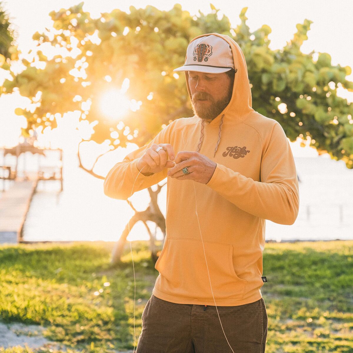 Howler Brothers Loggerhead Sun Protection Hoodie - Men's - Clothing