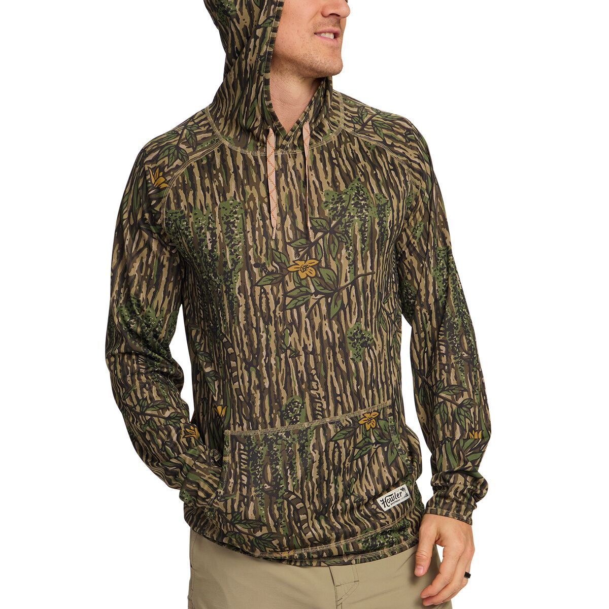Howler Brothers Loggerhead Sun Protection Hoodie - Men's Swamp Country Camo, S