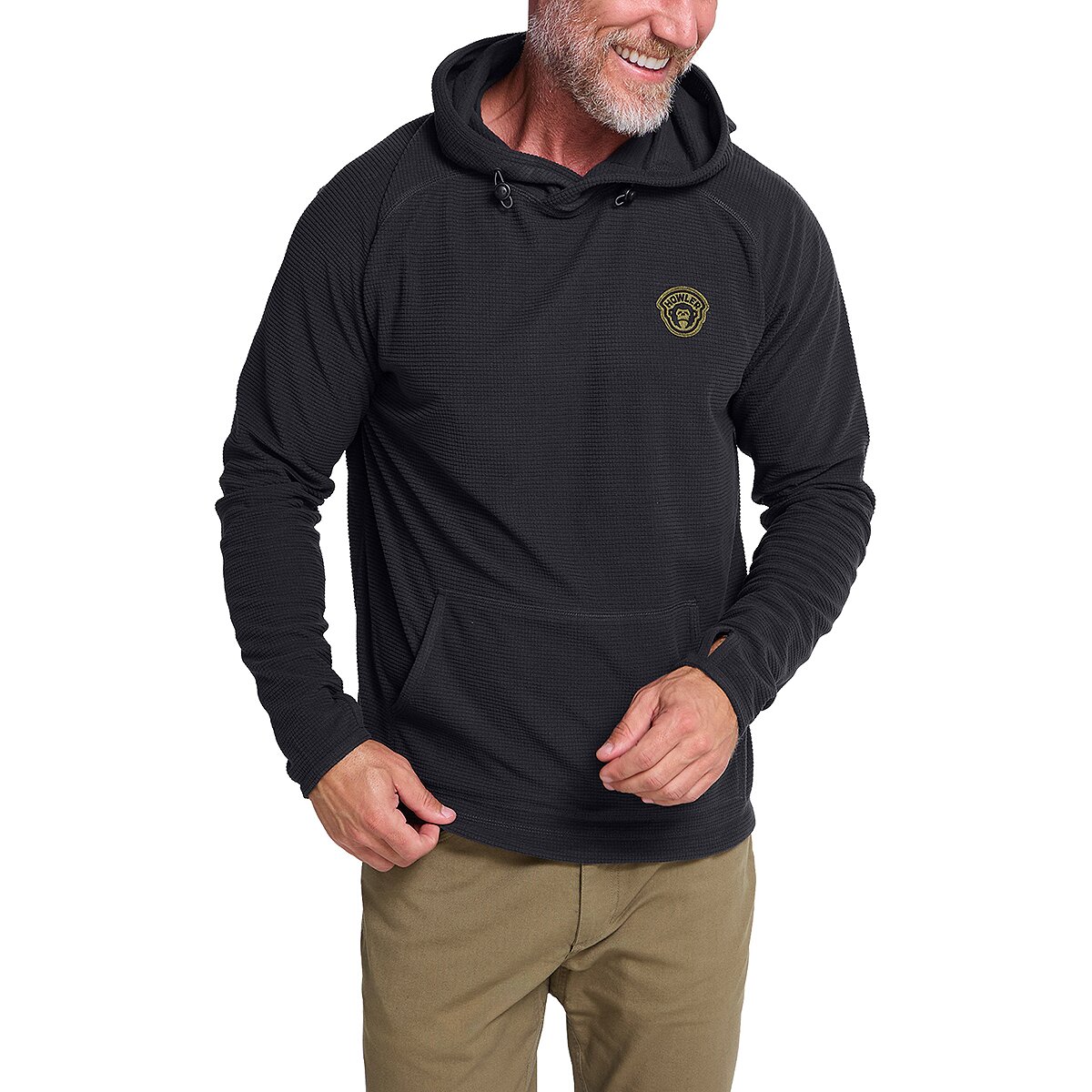 Image of Howler Brothers Palo Duro Fleece Hoodie - Men's Antique Black, XL