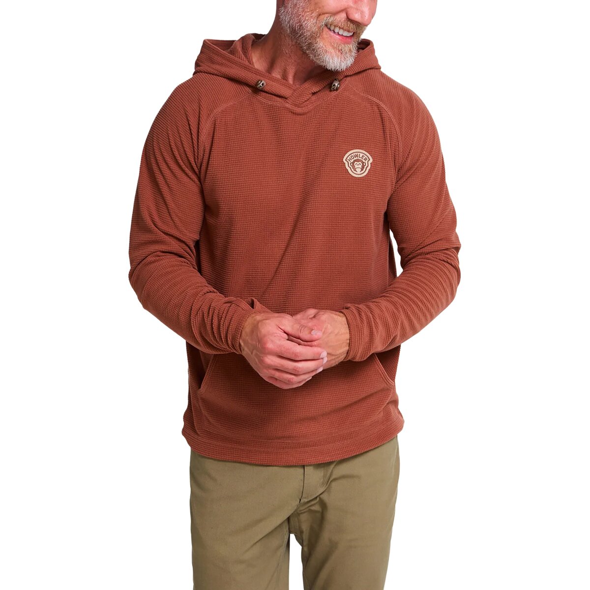 Image of Howler Brothers Palo Duro Fleece Hoodie - Men's Mink Brown, L