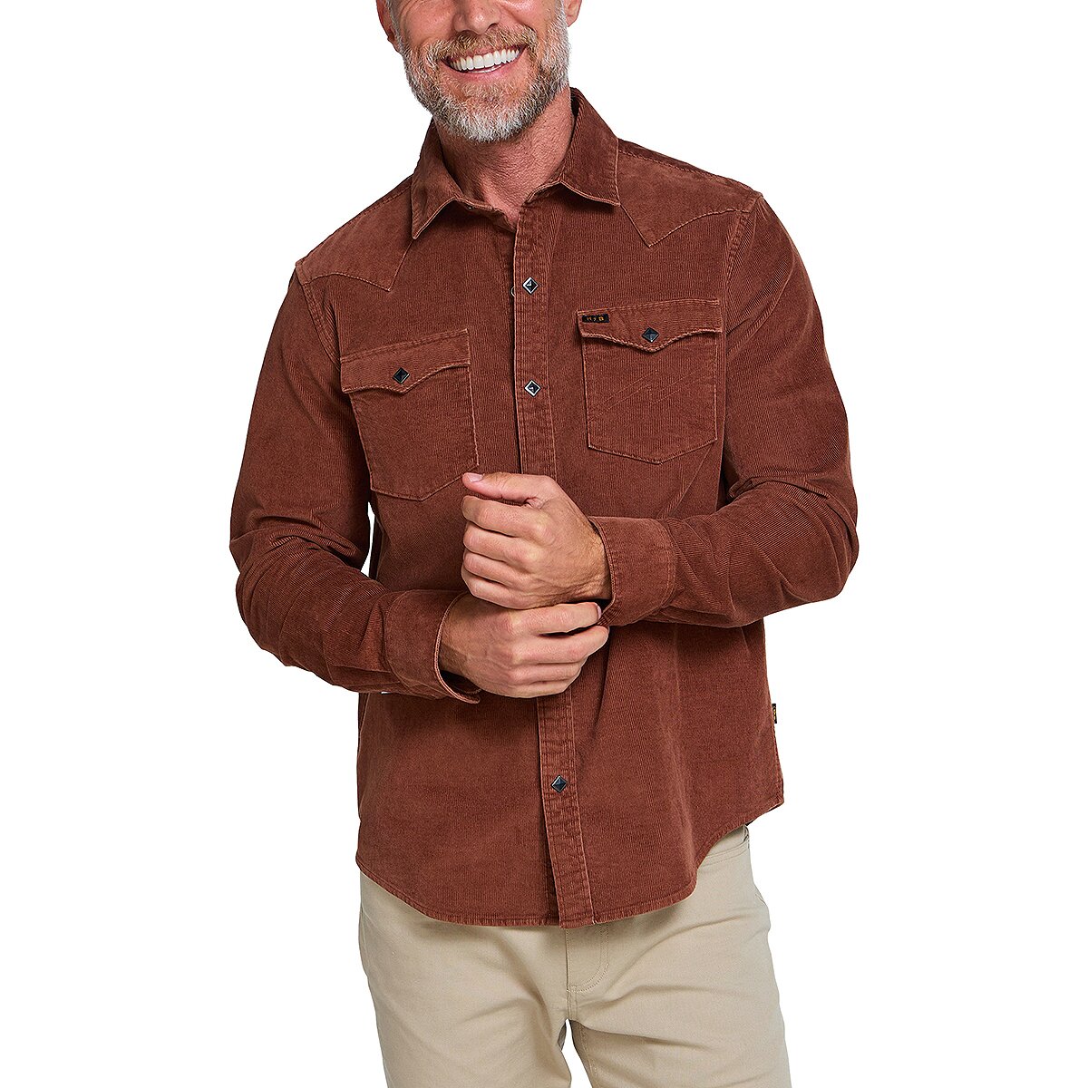 Image of Howler Brothers Palo Duro Fleece Hoodie - Men's Mink Brown, M