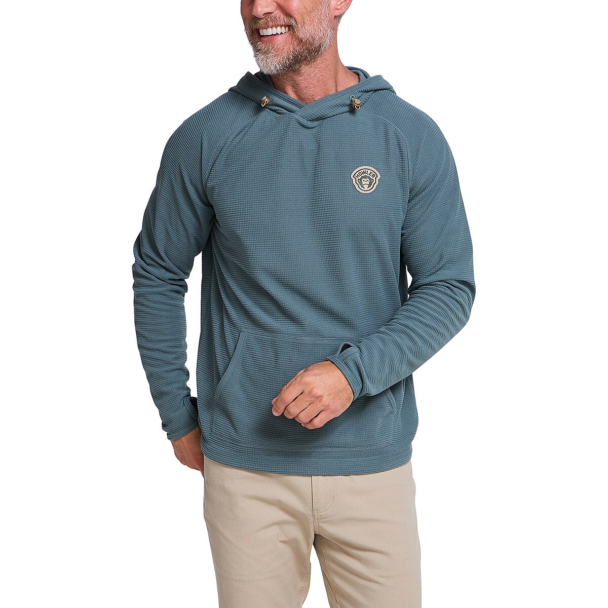Image of Howler Brothers Palo Duro Fleece Hoodie - Men's Stormy Sea, L