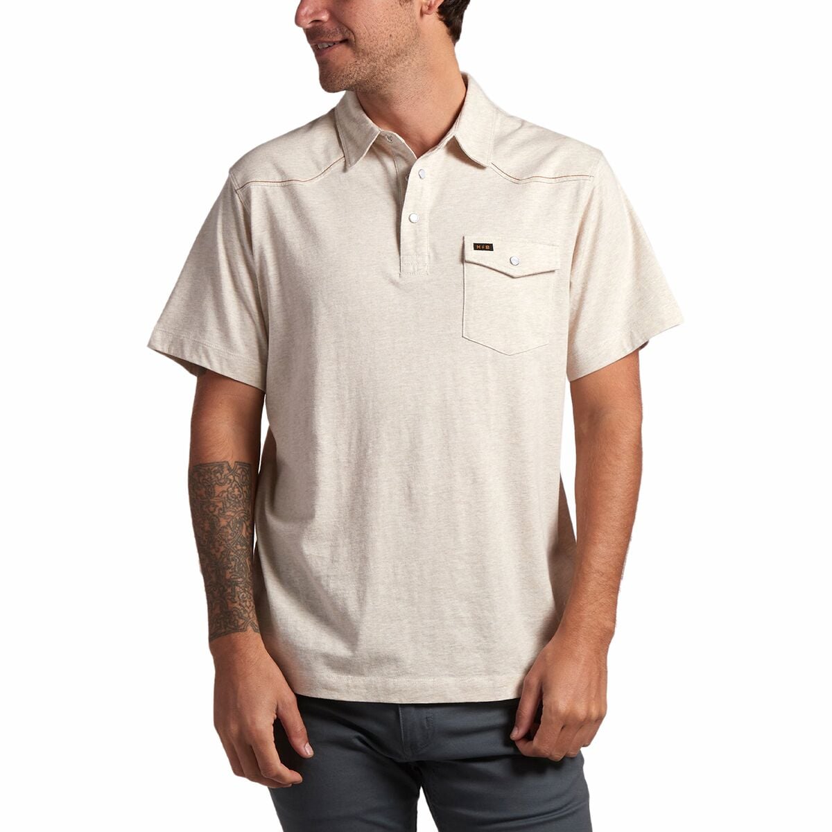 Howler Brothers Ranchero Jacquard Polo Shirt - Men's - Clothing