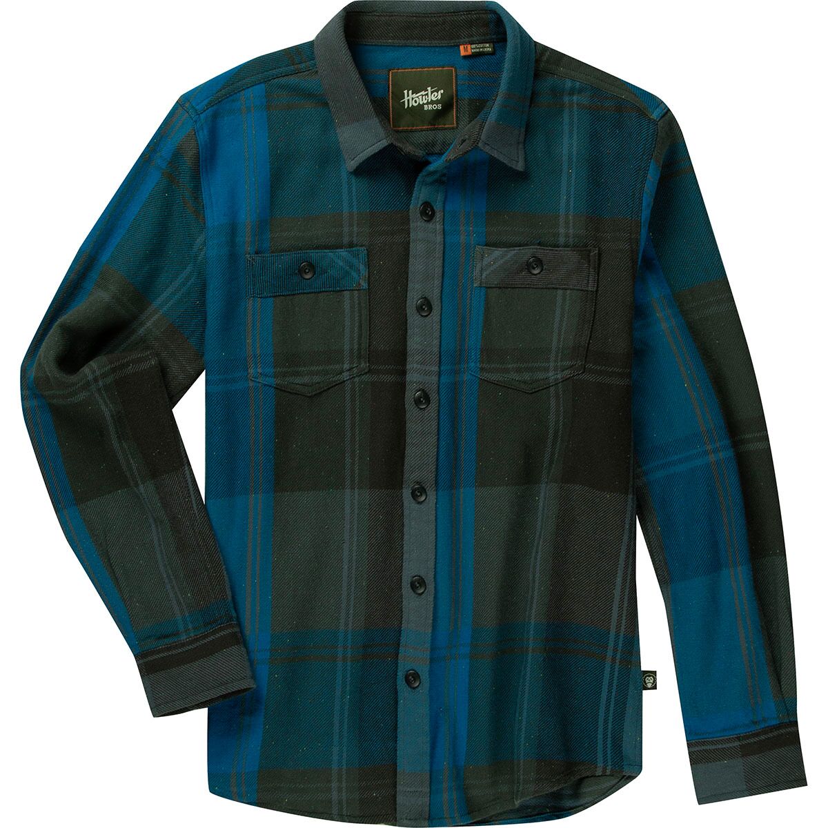 Howler Brothers Howler Brothers Rodanthe Flannel Shirt - Men's Killian Plaid: Blue Streak, S
