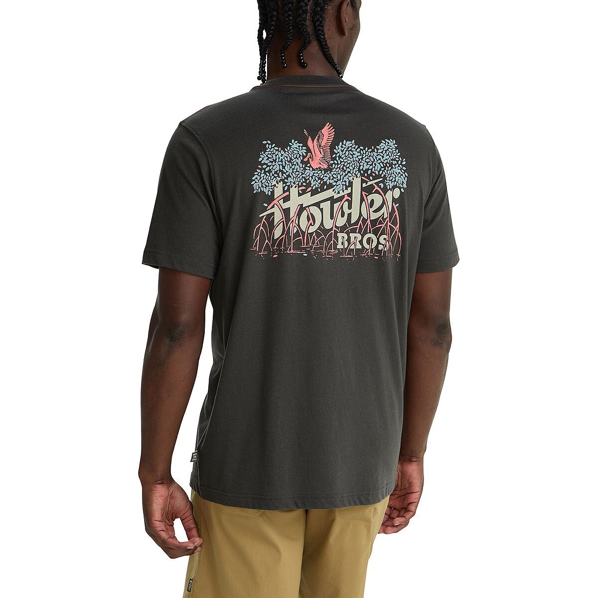 Image of Howler Brothers Select T-Shirt - Men's Electric Mangroves : Antique Black, M