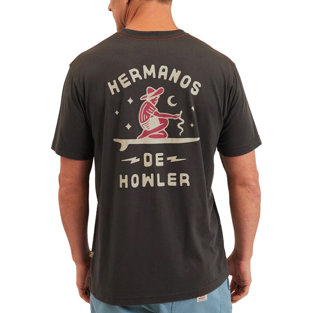 Howler Brothers Select T-Shirt - Men's Ocean Offerings/Antique Black, XL