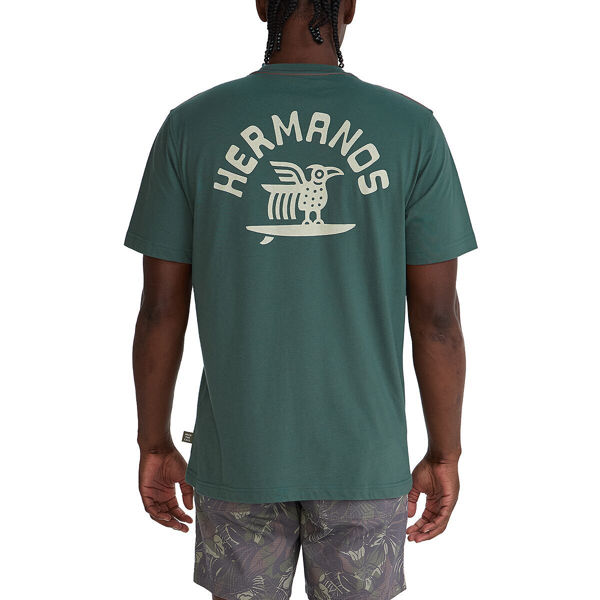 Image of Howler Brothers Select T-Shirt - Men's Surfbird : Fern Green, S