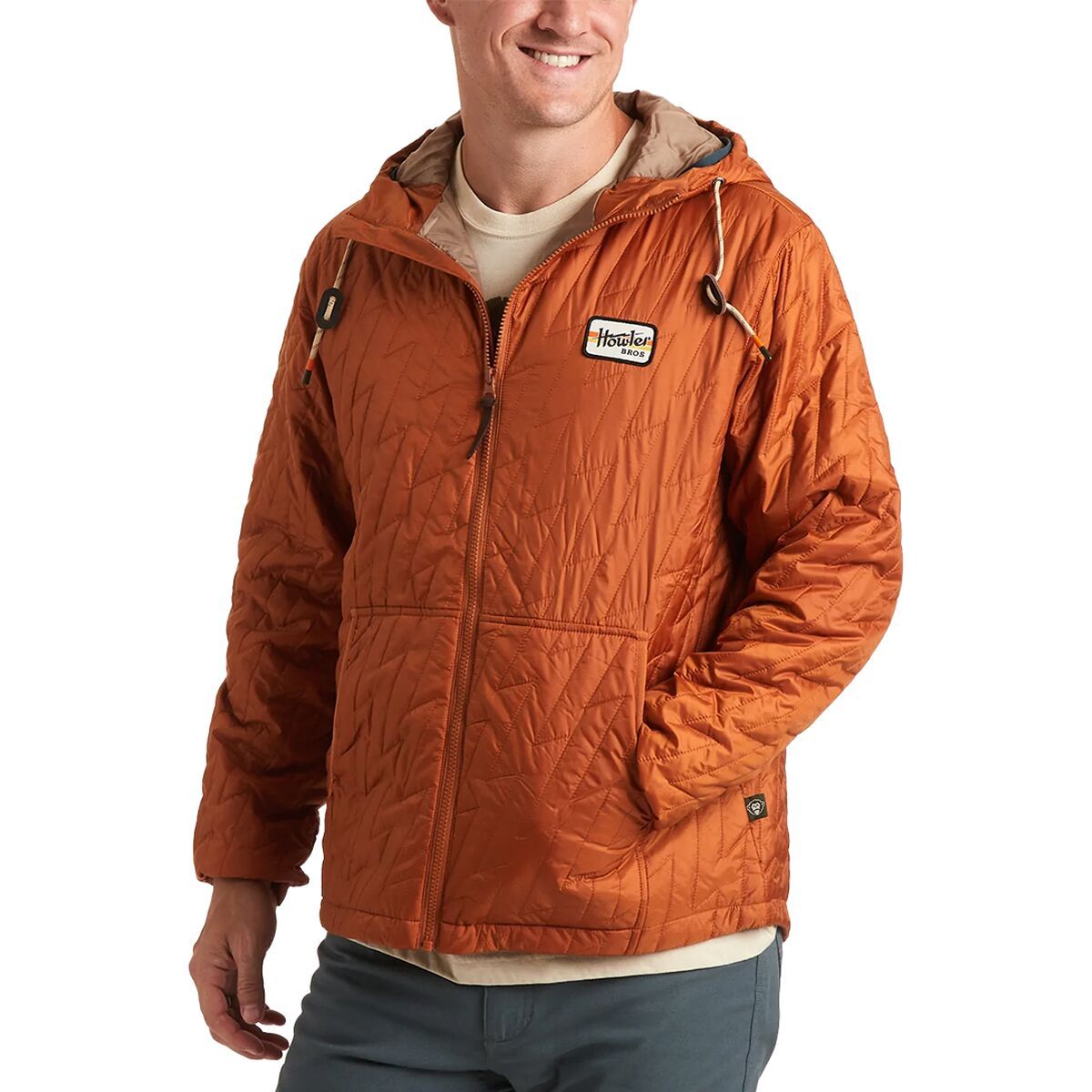 Howler Brothers Voltage Full Zip Jacket - Men's Adobe, M