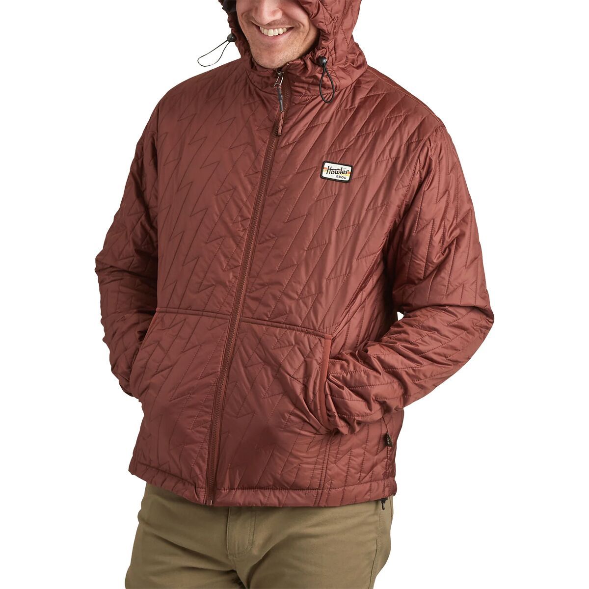 Howler Brothers Voltage Full Zip Jacket - Men's Cherrywood, XL