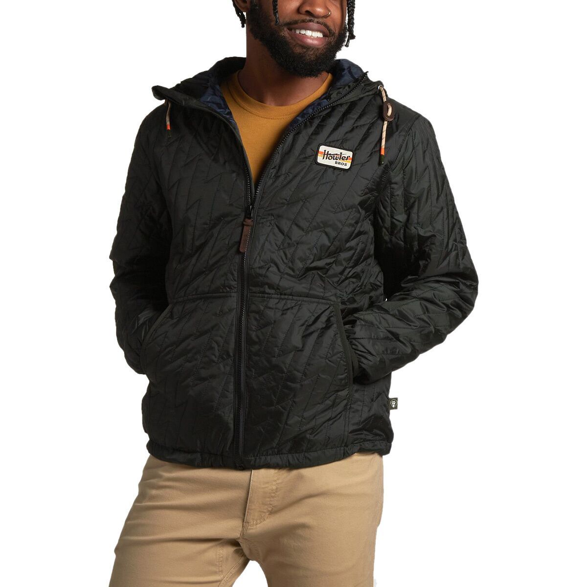 Howler Brothers Voltage Full Zip Jacket - Men's Coal Black, XXL
