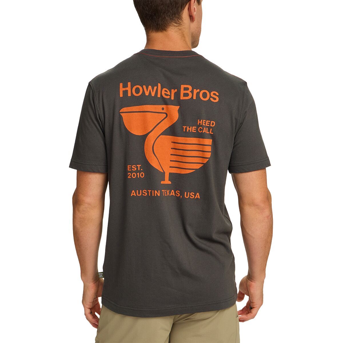 Image of Howler Brothers Select Pocket T-Shirt - Men's Pelican Postage/Antique Black, S
