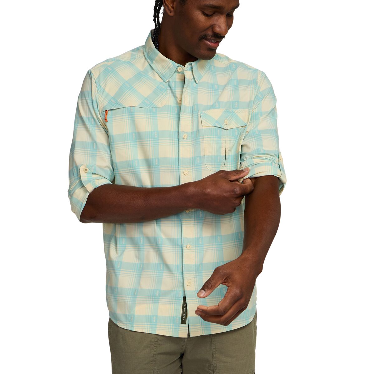 Howler Brothers Howler Brothers Matagorda Shirt - Men's Sheldon Dobby Plaid/Parchment, XL