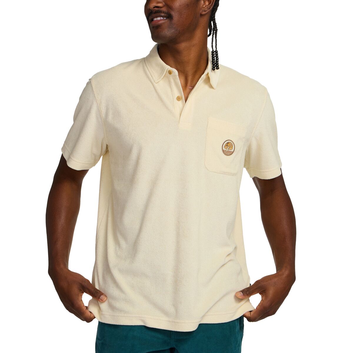 Howler Brothers Howler Brothers Plusherman Terry Polo - Men's Cream, S