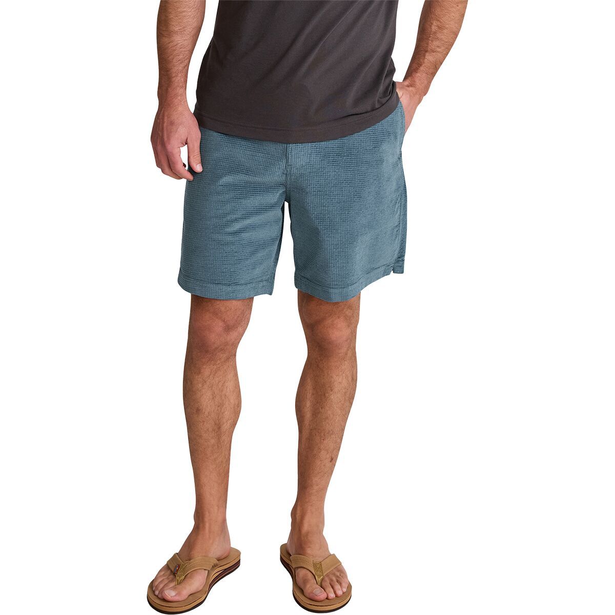 Image of Howler Brothers Pressure Drop Cord Short - Men's Grid/Blue Mirage, 34