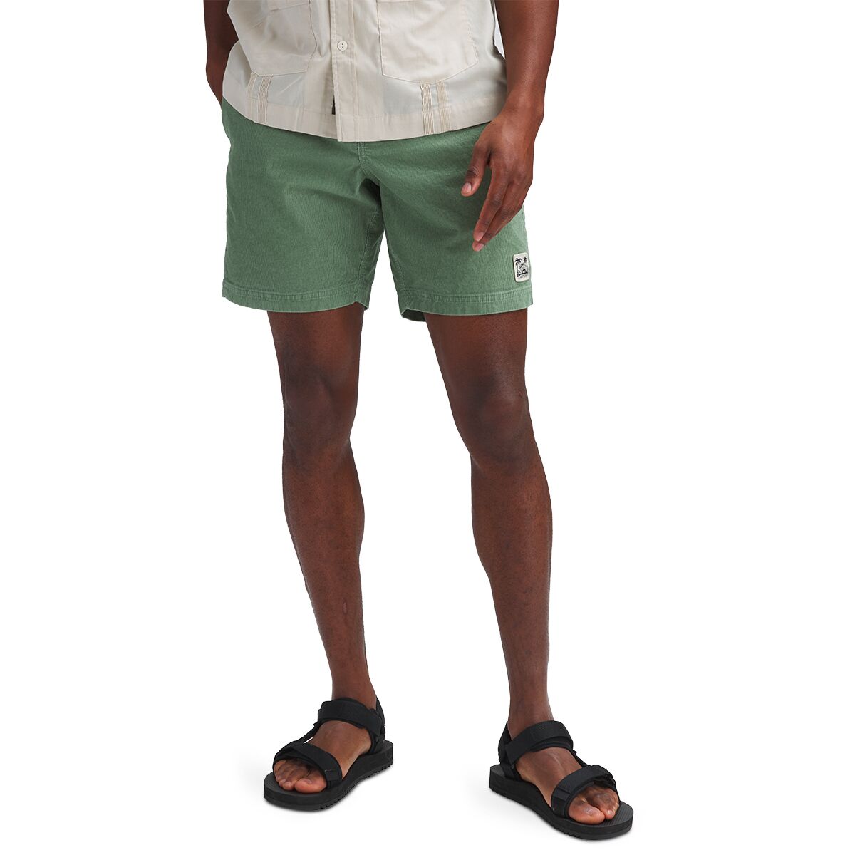 Howler Brothers Howler Brothers Pressure Drop Cord Short - Men's Snake Maze/Agave, 30