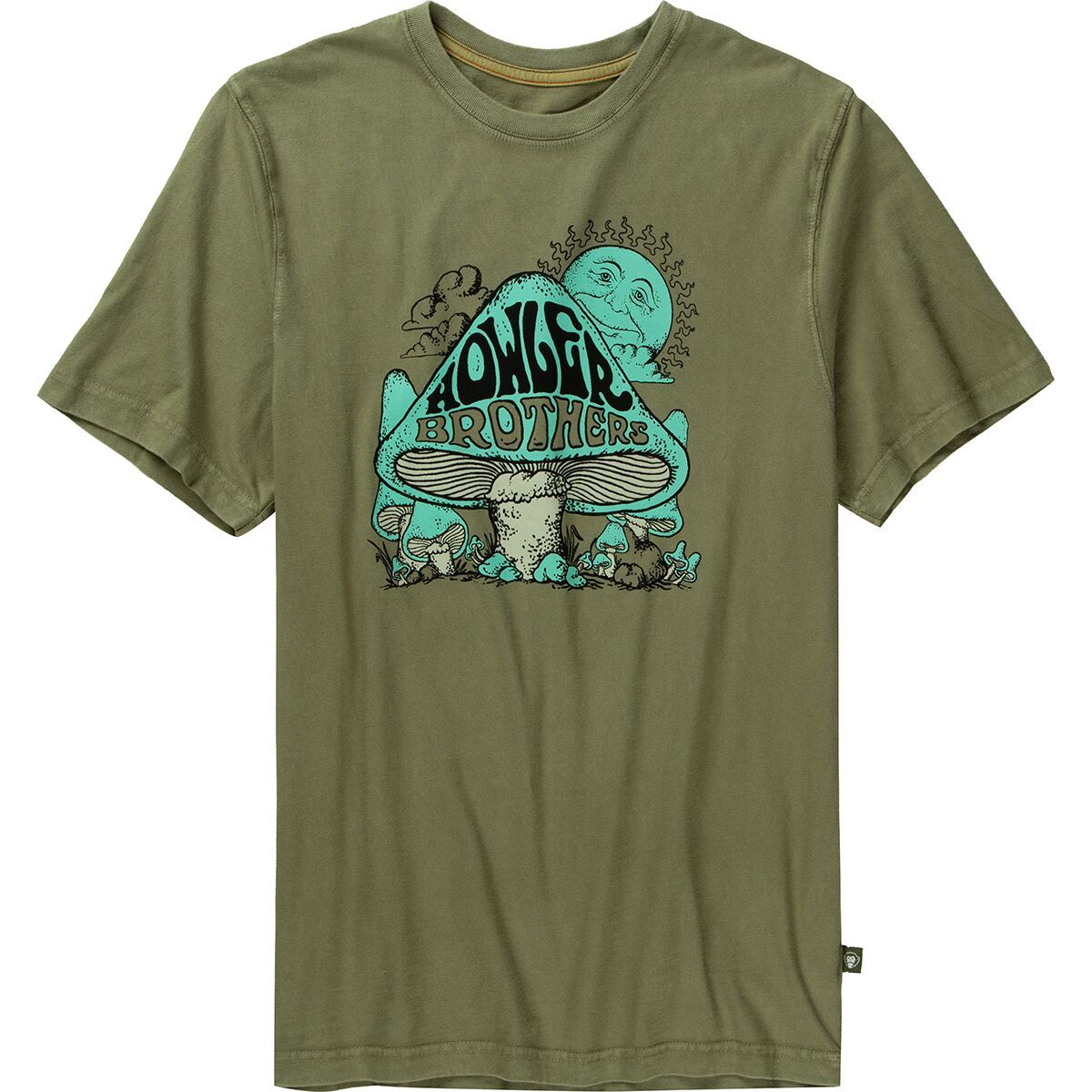 Image of Howler Brothers Cotton T-Shirt - Men's Olive, S