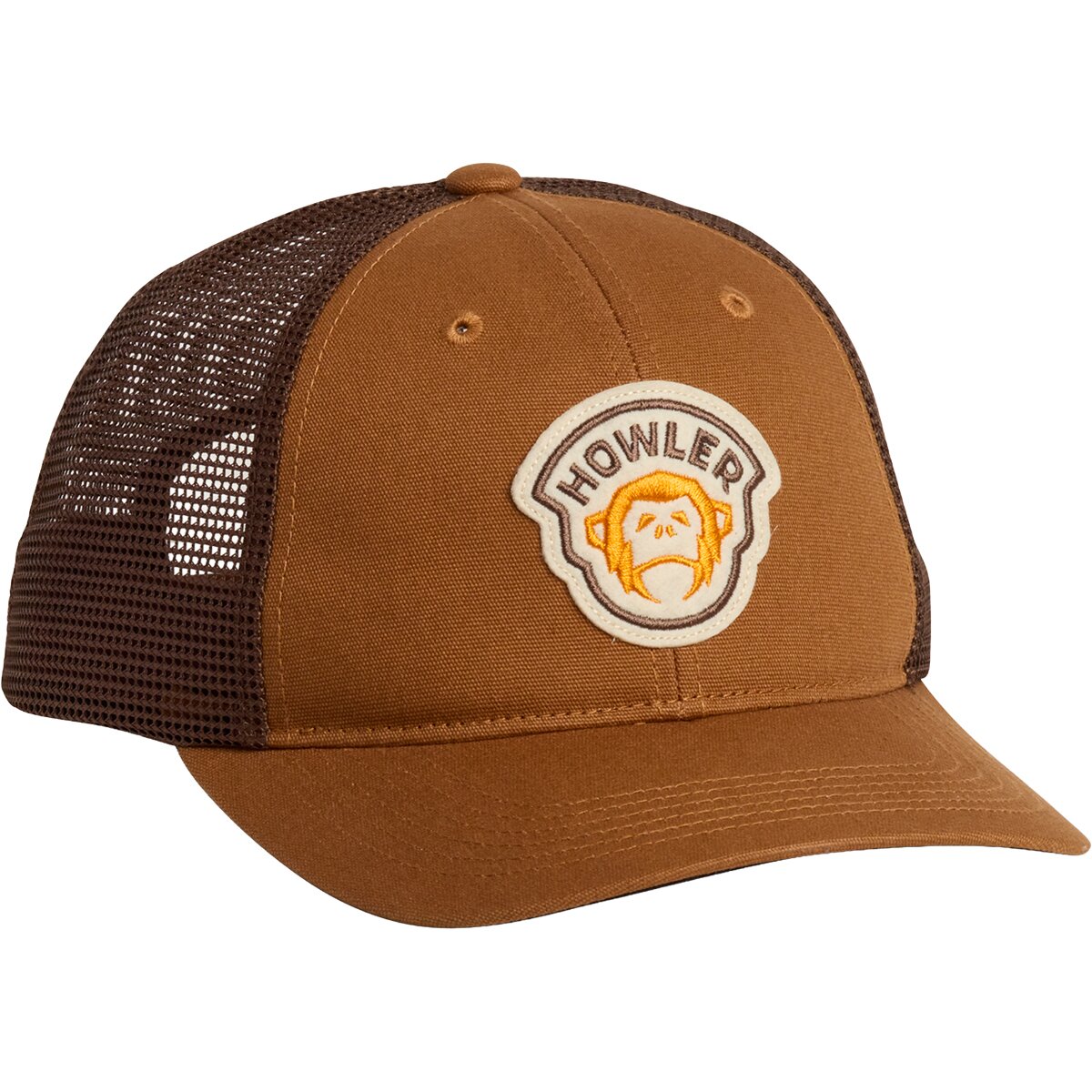 Image of Howler Brothers Standard Hat El Mono Badge : Duck Brown, One Size