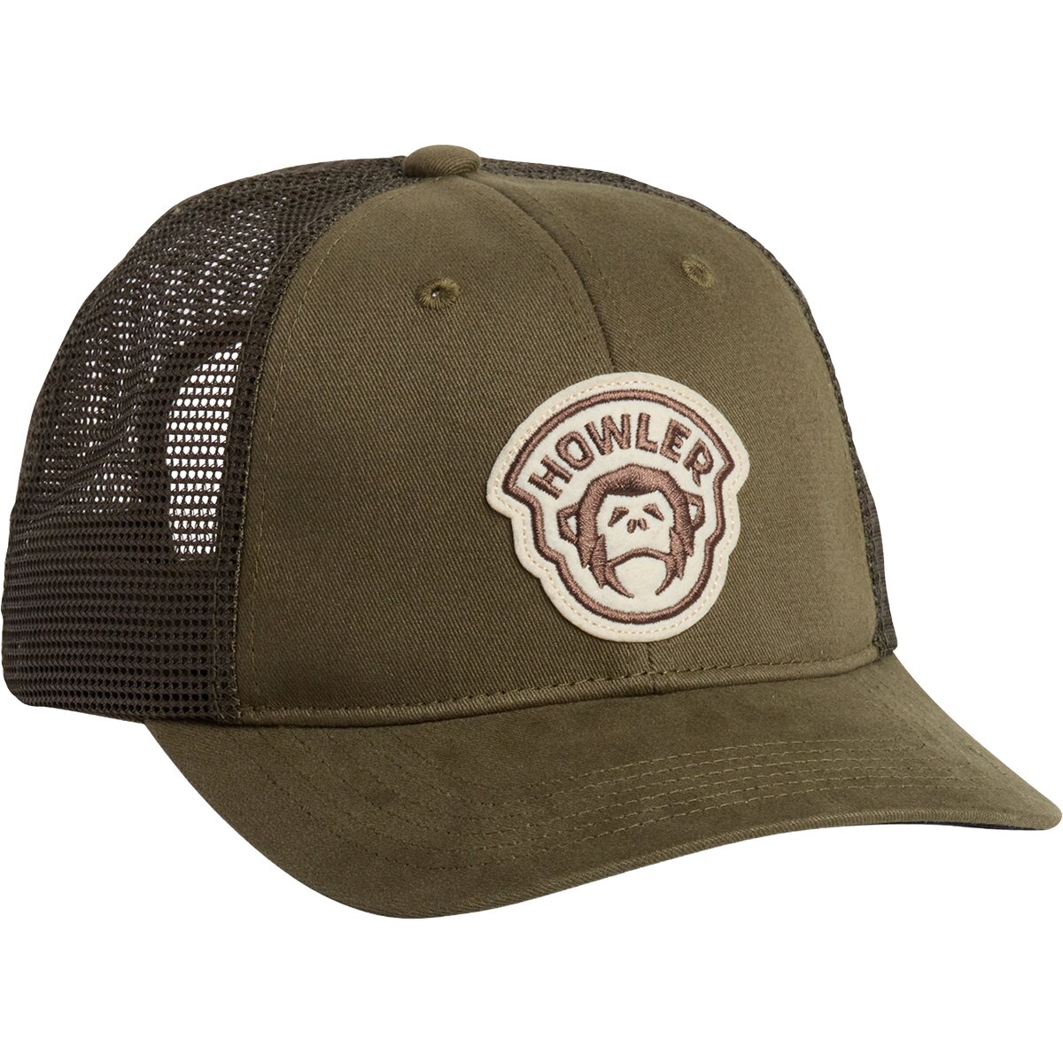 Image of Howler Brothers Standard Hat El Mono Badge : Rifle Green, One Size