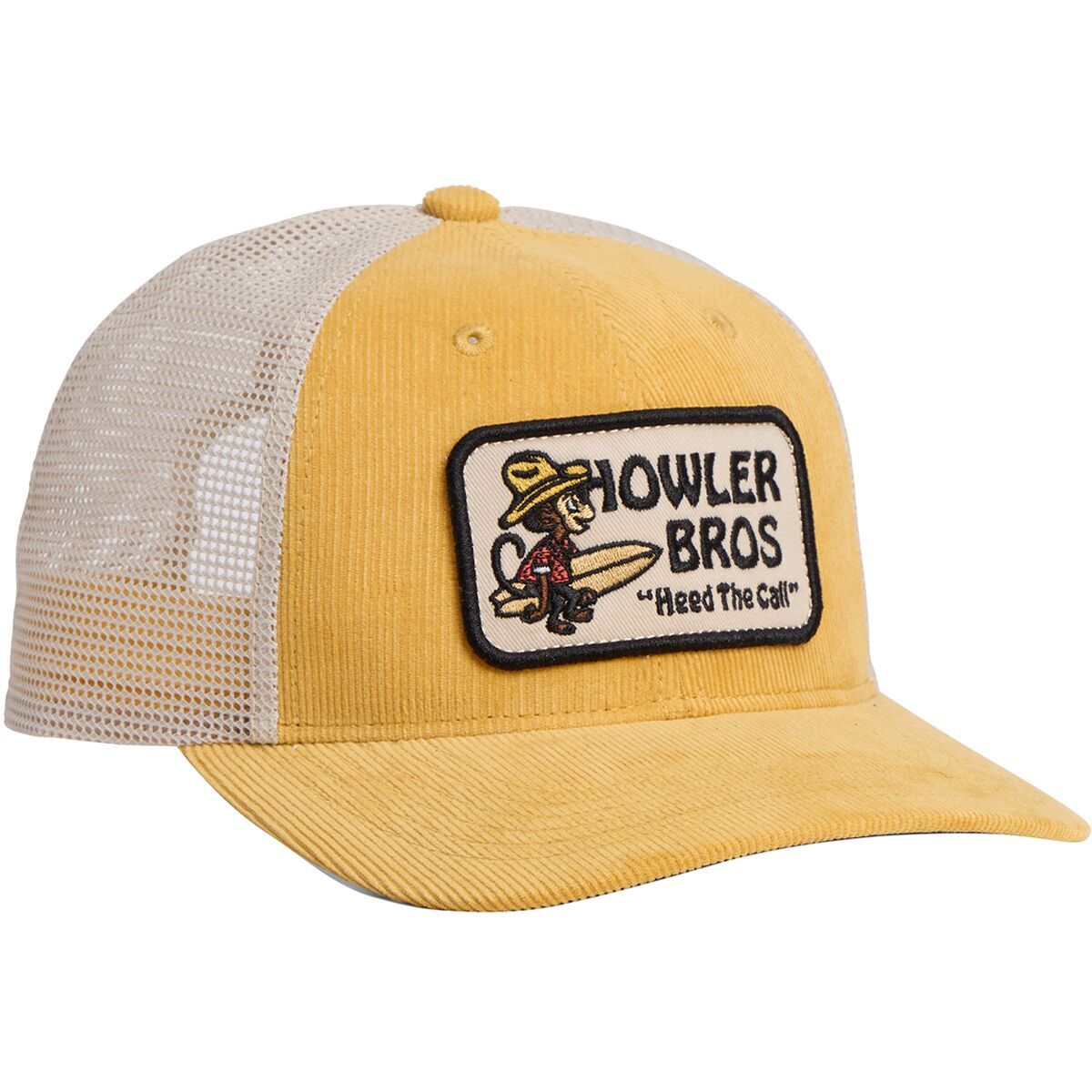Image of Howler Brothers Standard Hat El Monito Surfs Badge, One Size