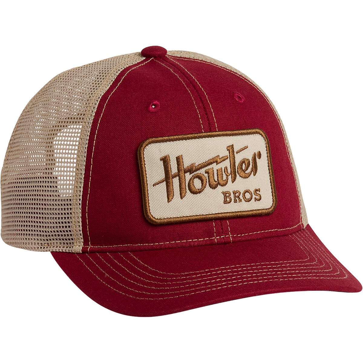 Image of Howler Brothers Standard Hat Howler Electric : Burgundy, One Size