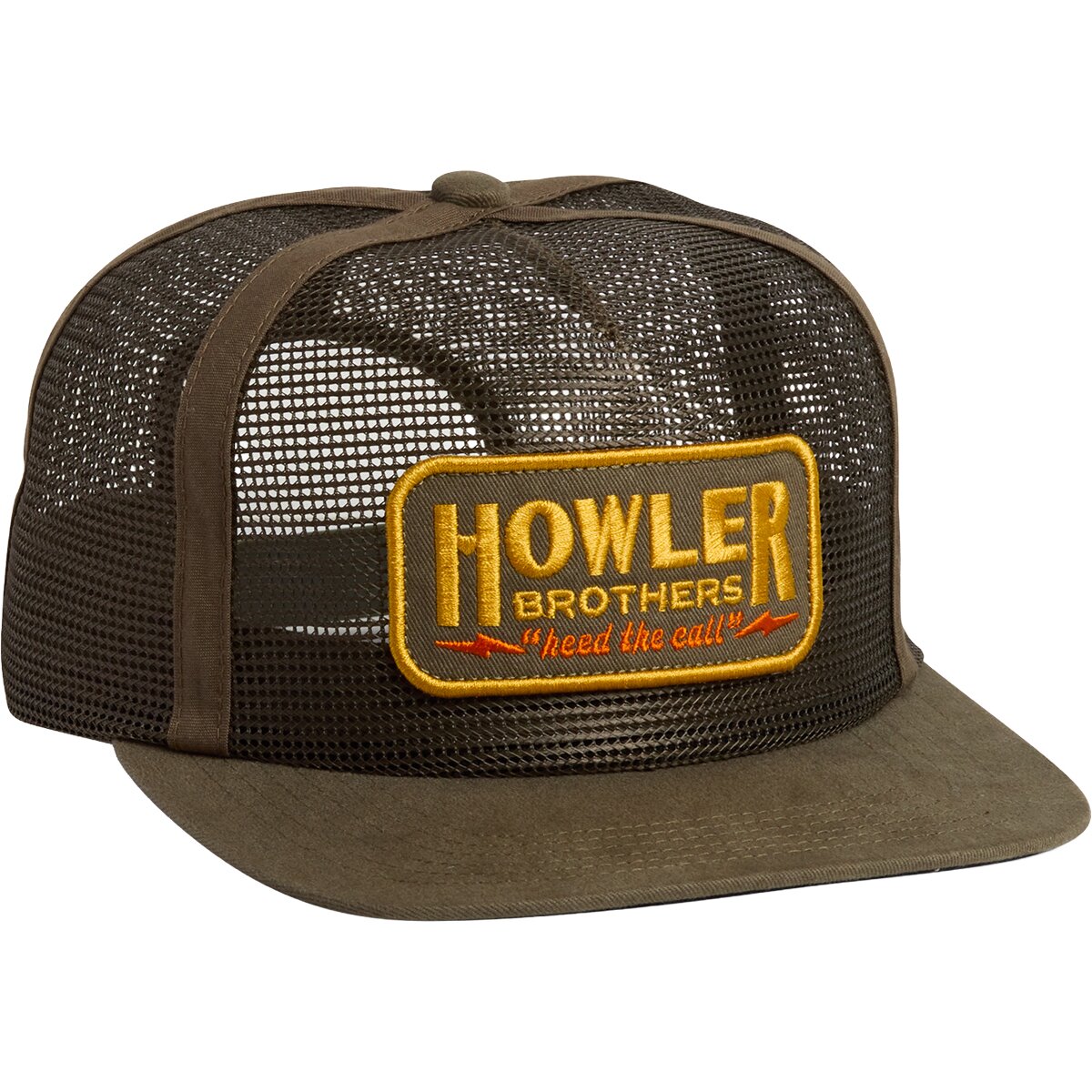 Image of Howler Brothers Unstructured Snapback Hat Feedstore : Inside Out : Rifle Green, One Size
