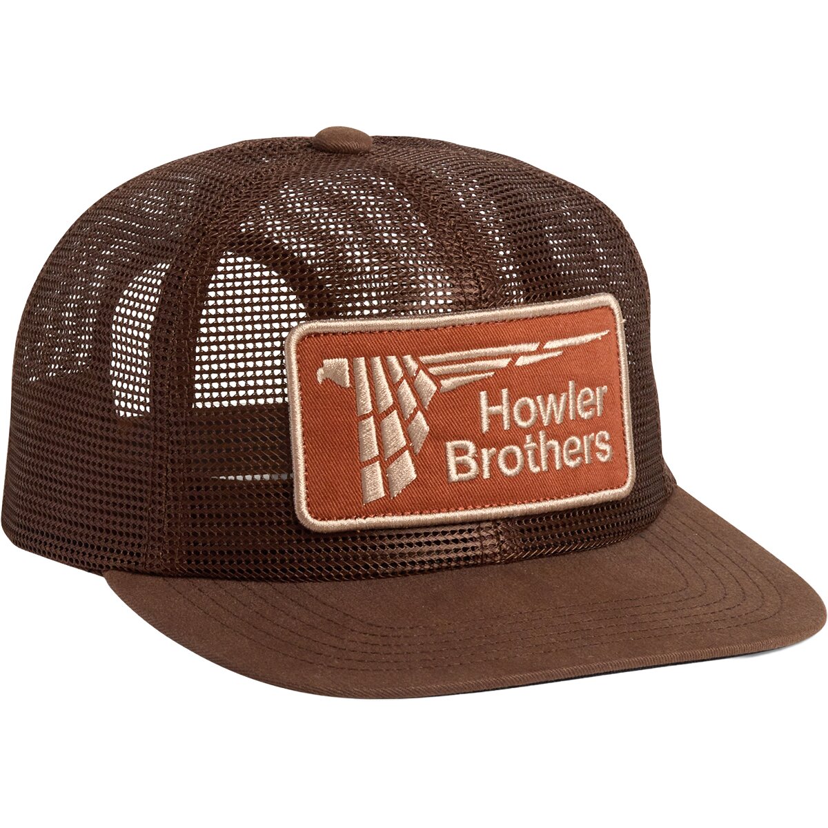 Image of Howler Brothers Unstructured Snapback Hat Feedstore : Parrot Patrol : Brown, One Size
