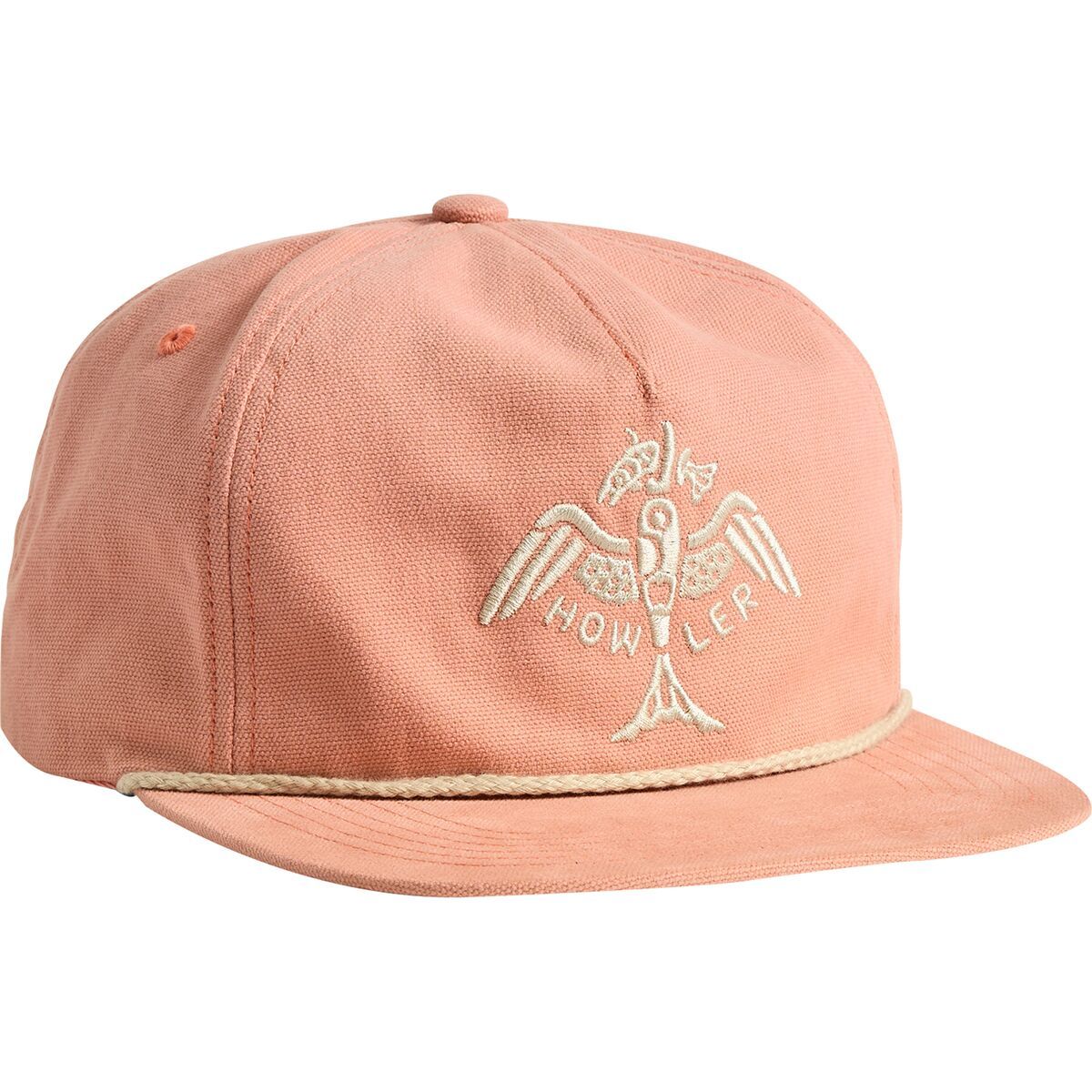 Howler Brothers Unstructured Snapback Hat Fresh Catch : Dusty Pink, One Size