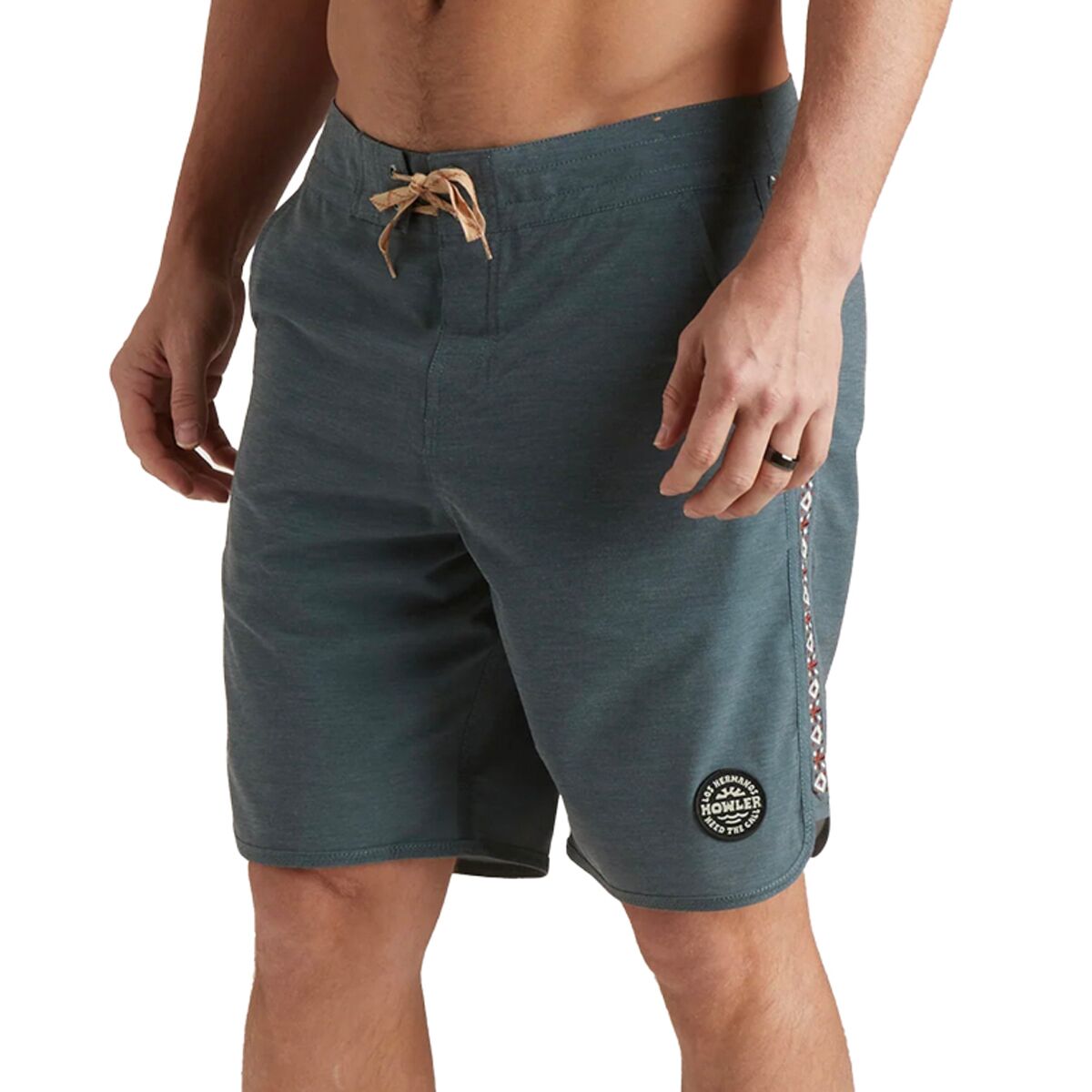 Short Howler Brothers Homme – Velours Côtelé Bleu, Taille 32, Logo Palmier, Poche (occasion)