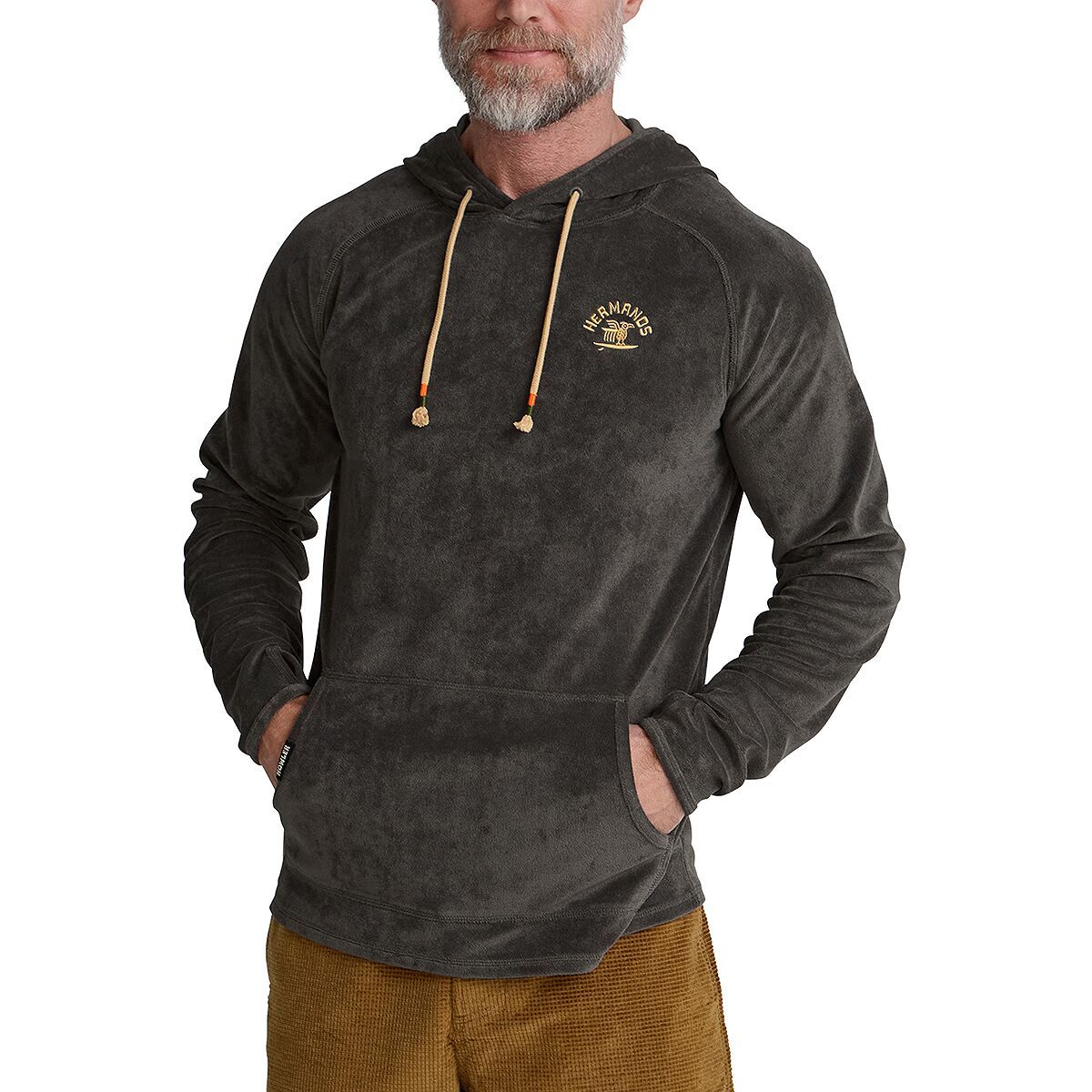 Image of Howler Brothers Terrycloth Hoodie - Men's Surfbird/Antique Black, XXL