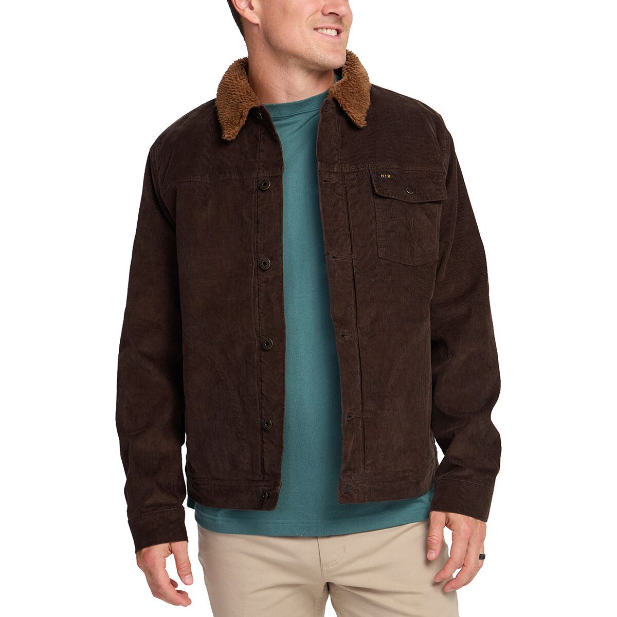 Image of Howler Brothers Fuzzy Depot Jacket - Men's Bark, XL