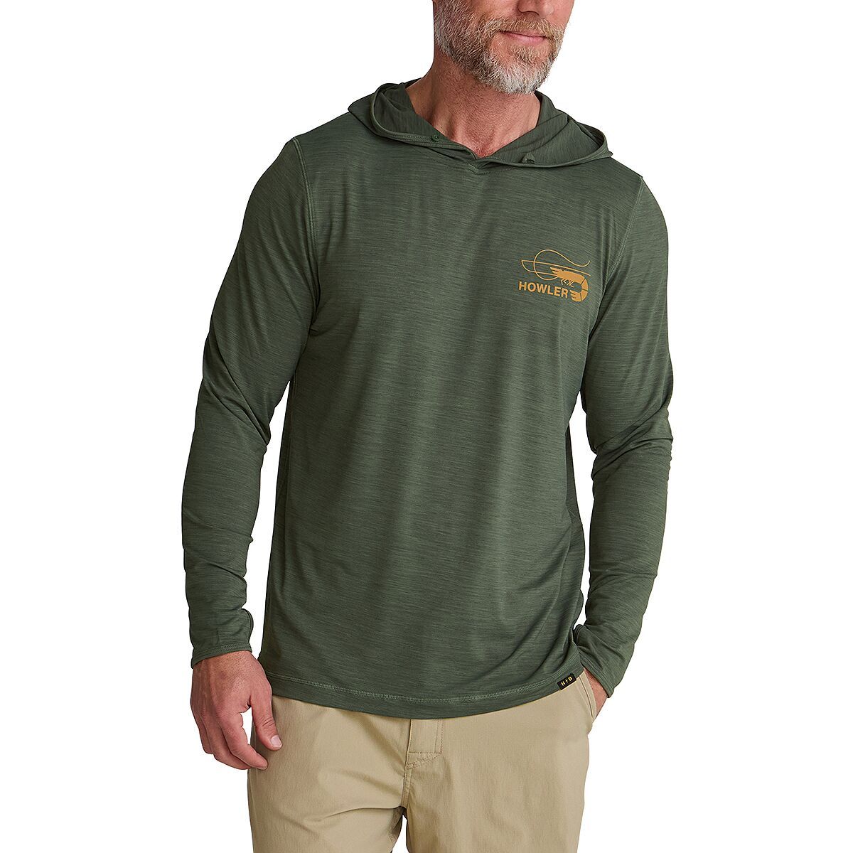 Image of Howler Brothers HB Tech Hoodie - Men's Fatigue, XXL