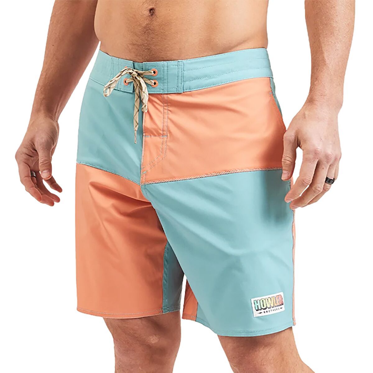 Howler Brothers Buchannon Board Short - Men's HB Chargers/Aqua/Coral, 30
