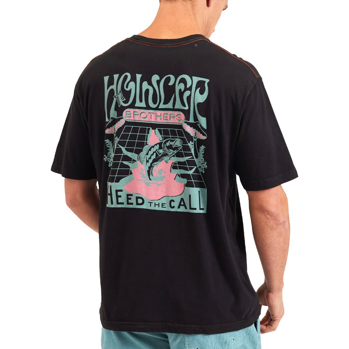 Howler Brothers Cotton Pocket T-Shirt - Men's Bass Breakthrough/Black, S