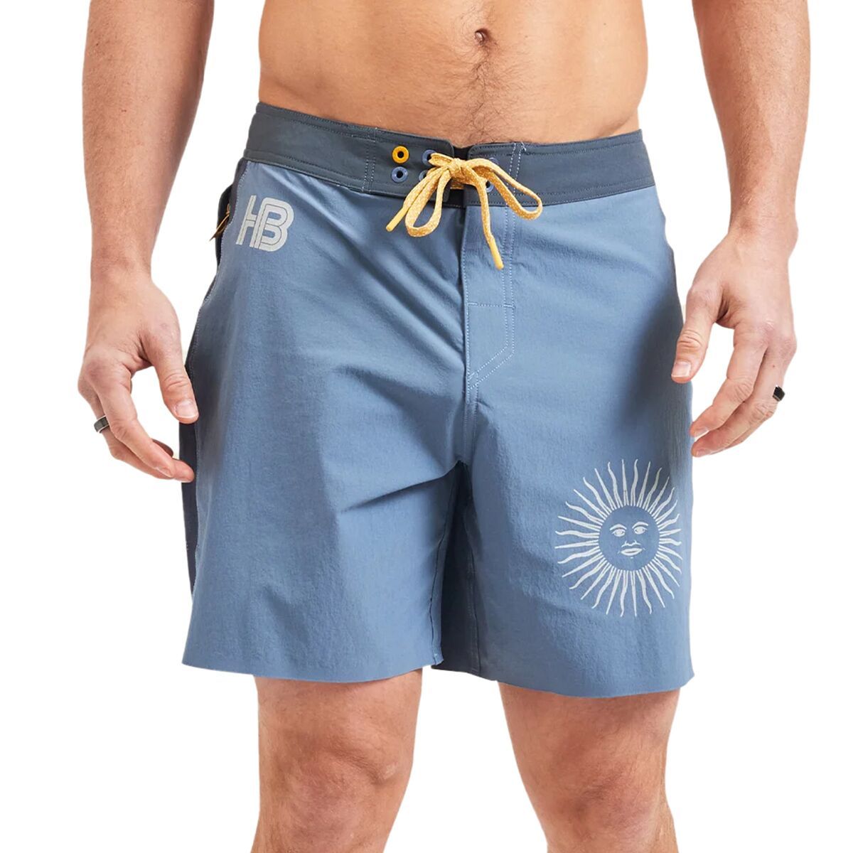 Howler Brothers Del Este Boardshort - Men's Nacho Sol/Blue Mirage, 30