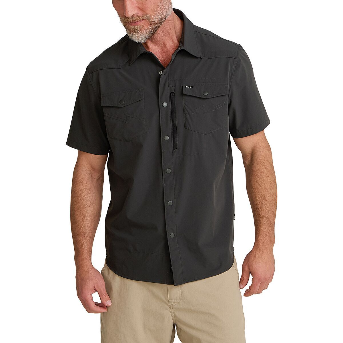 Image of Howler Brothers Emerger Tech Shirt - Men's Antique Black, S