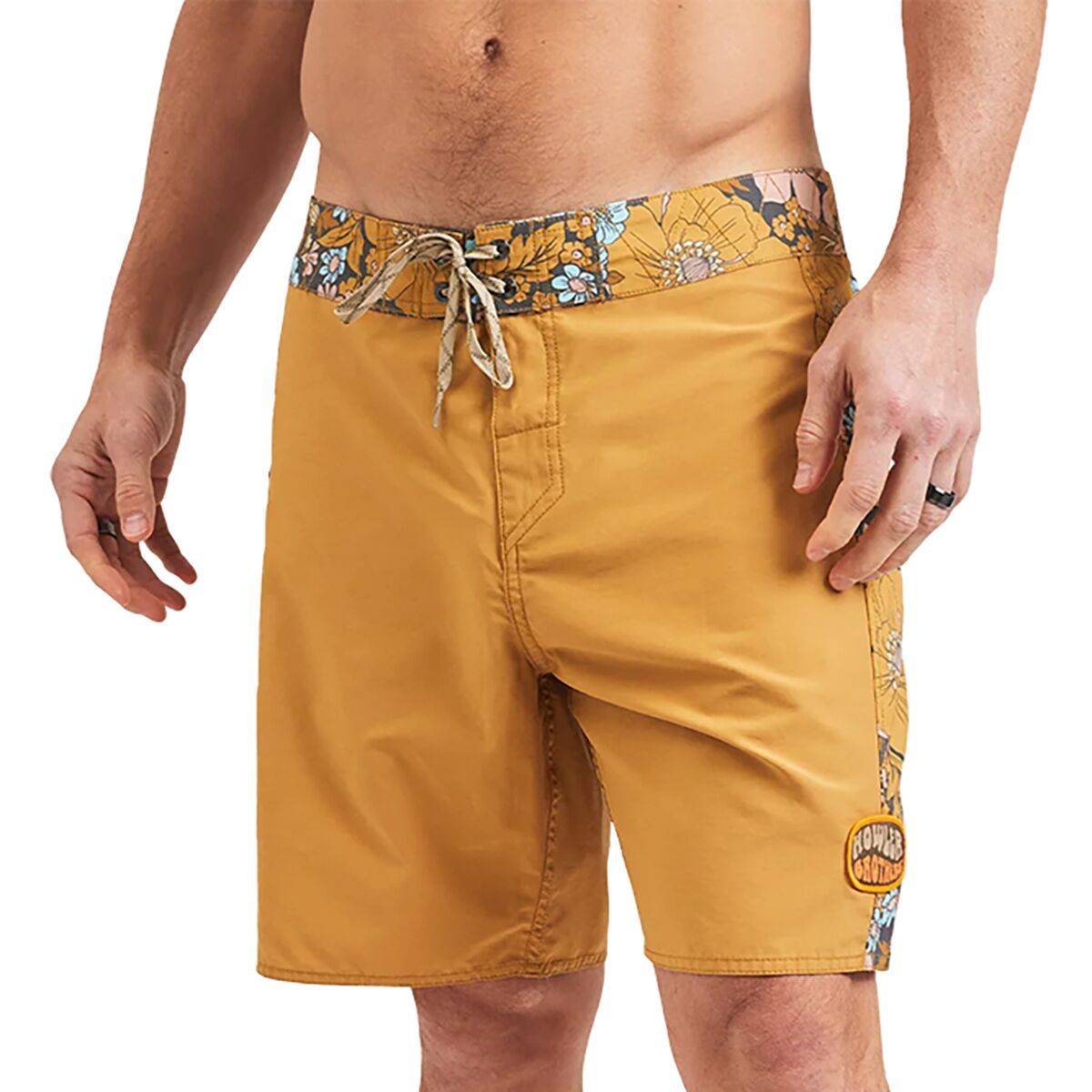 Howler Brothers Ensueno Board Short - Men's Flower Power/Dijon, 36