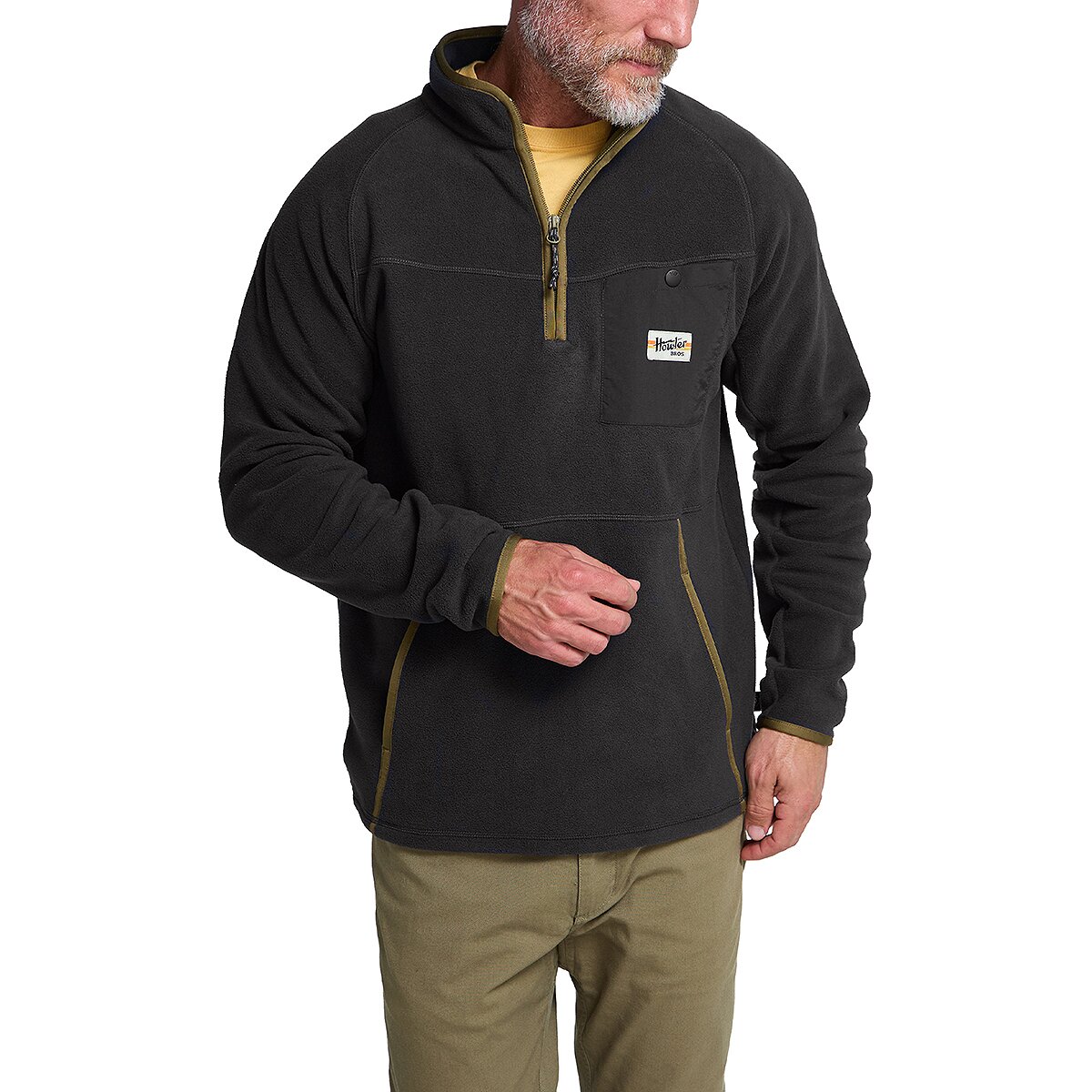 Image of Howler Brothers Free Range Fleece Pullover - Men's Carbonite, L