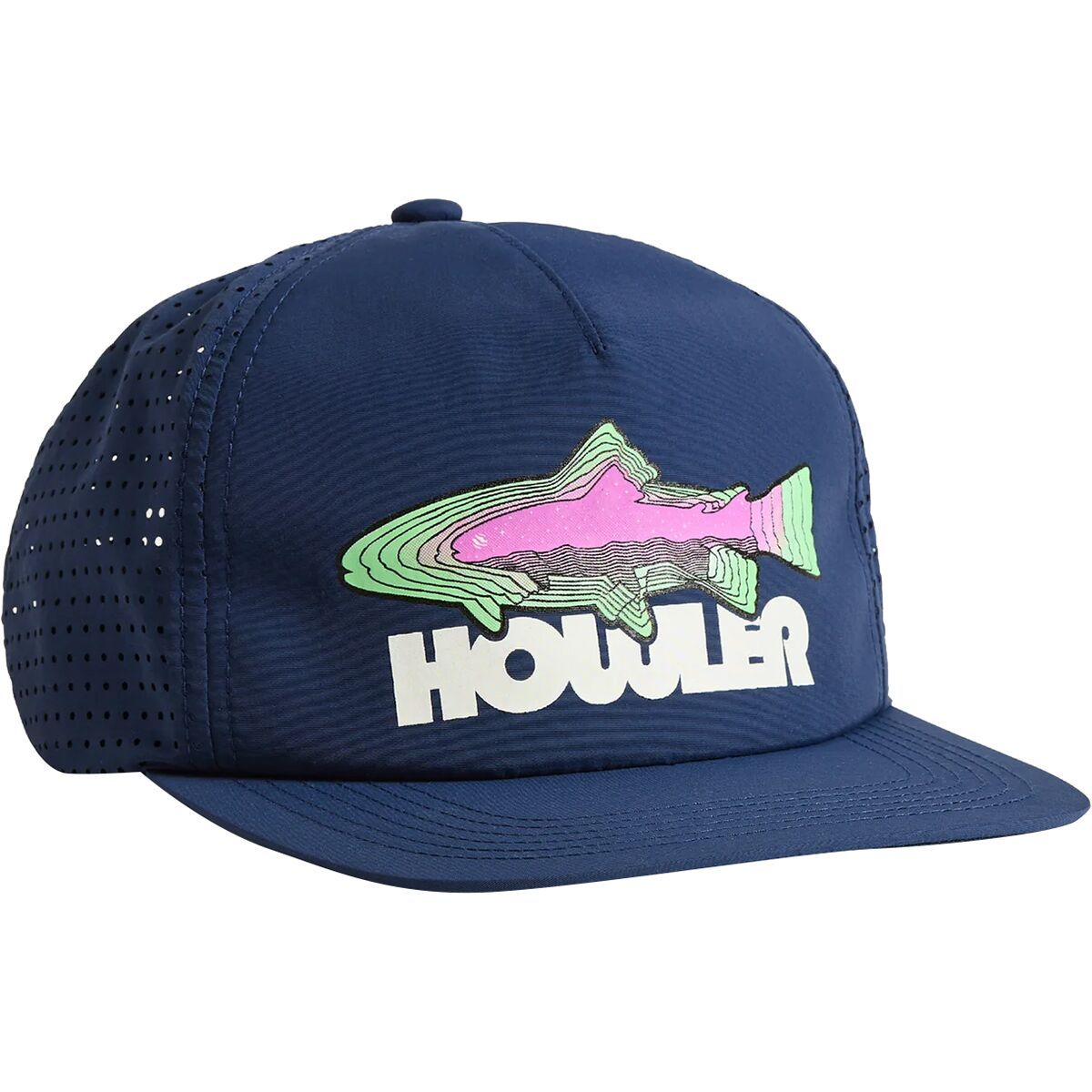 Howler Brothers Aperture Tech Strapback Hat Howler Trucha : Navy, One Size