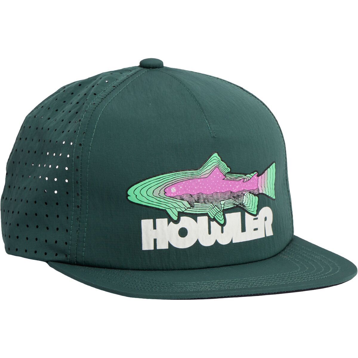 Image of Howler Brothers Aperture Tech Strapback Hat Trucha, One Size