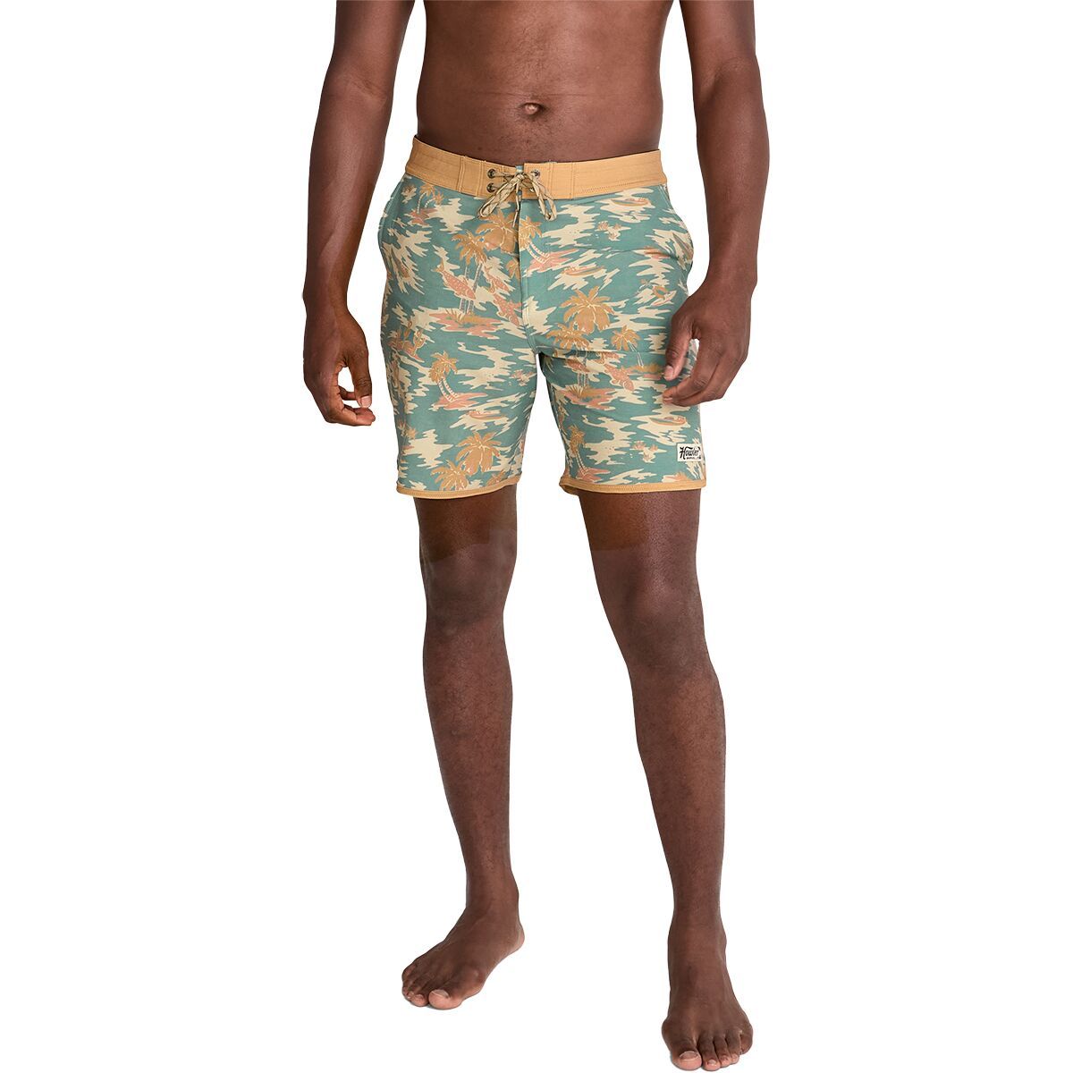 Image of Howler Brothers Bruja Boardshort - Men's Dreamland/Seafoam, 33