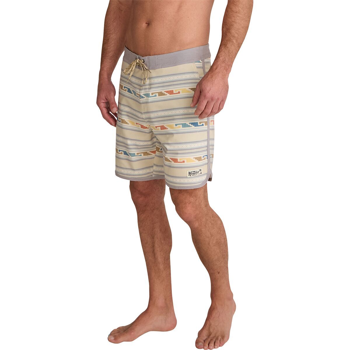 Image of Howler Brothers Bruja Boardshort - Men's Temple Tracks/Sand, 36