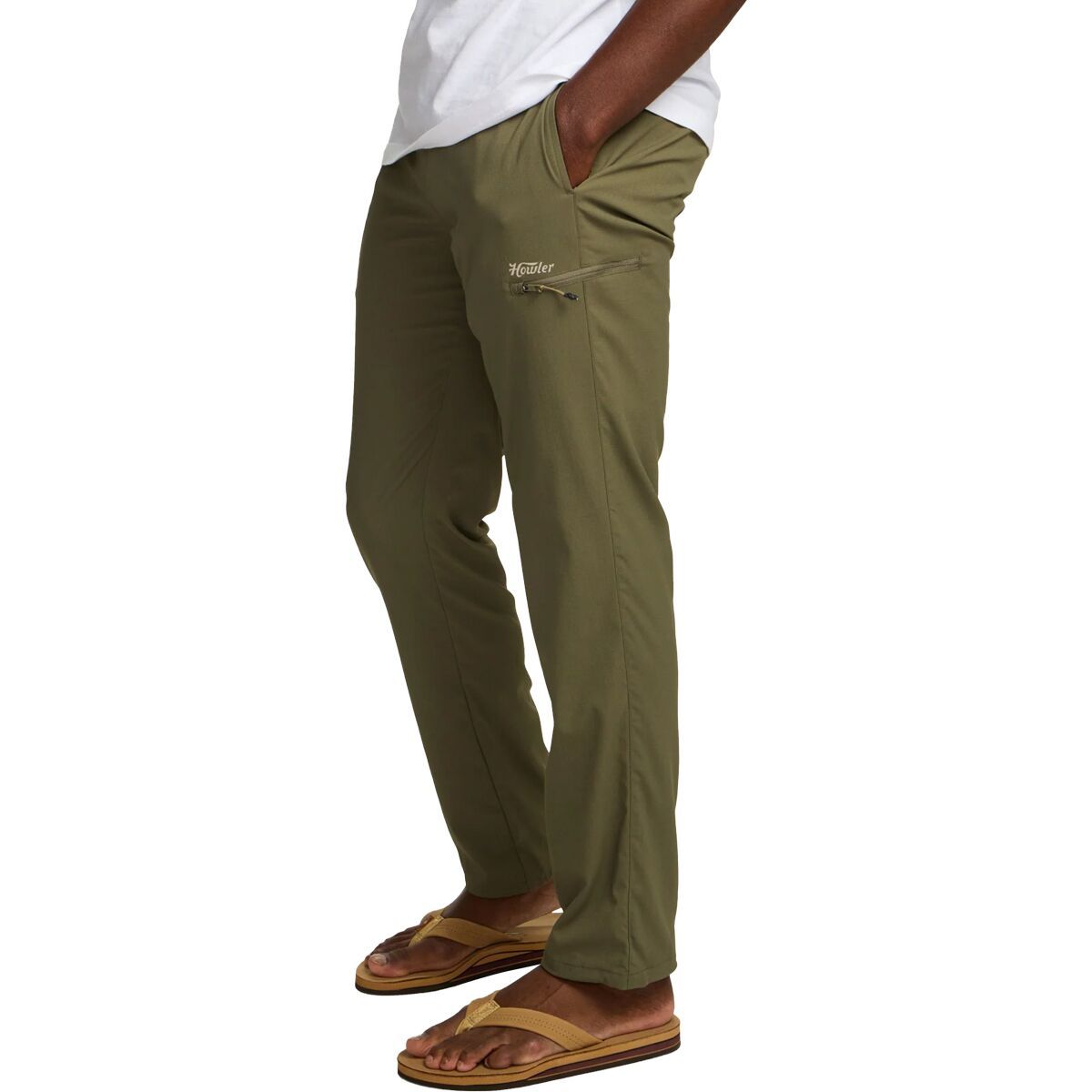 Image of Howler Brothers Electrolight Tech Pant - Men's Olive, 34