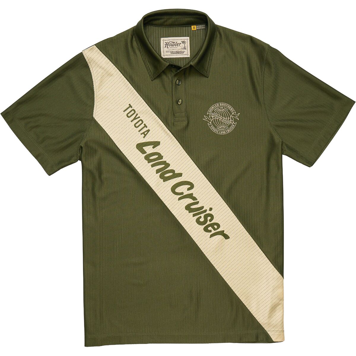 Image of Howler Brothers x Land Cruiser Tech Polo - Men's Rustic Green, L